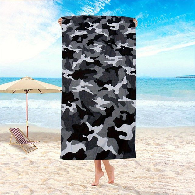 JMG Household Supplies Camouflage Strandtuch Sarong Wickeltuch in Multicolour, B/H: 80 x 160 cm - Bild 1