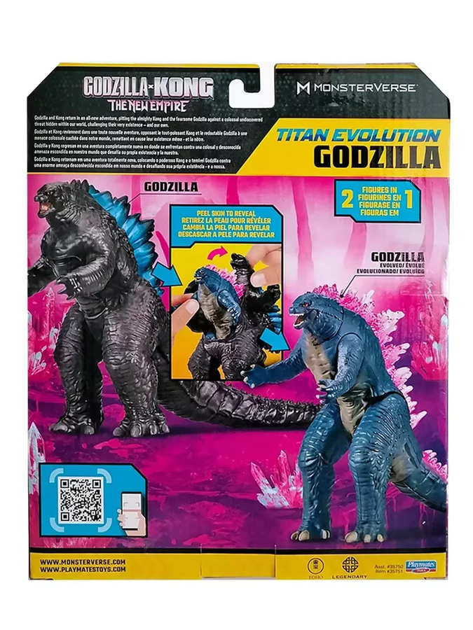 Playmates Godzilla Evolution Modell VS King Kong New Empire 2024 Actionfigur ab 4 Jahren - Bild 3