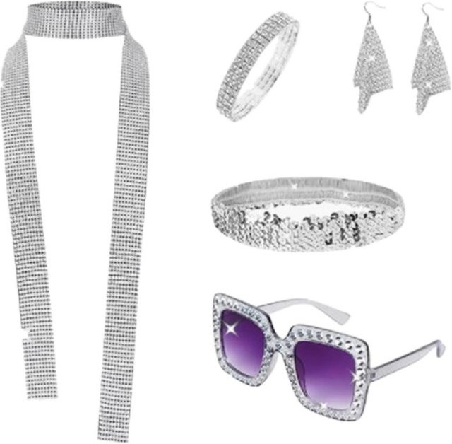 Schmuck-Set Silber, Kristall, Damen - Bild 1