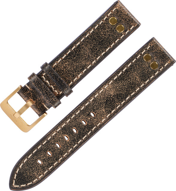 Laco Armbanduhr Bronze, Leder - Bild 1