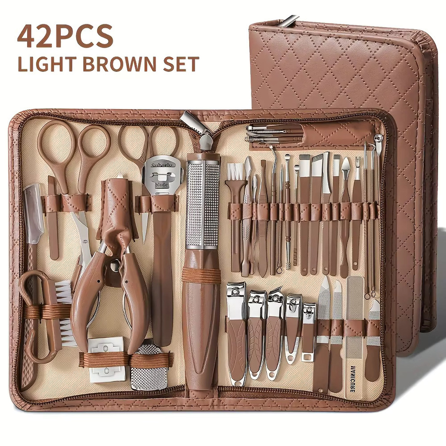 Ouriner Maniküre Set, 42 Teile, Edelstahl, Unisex - Bild 2