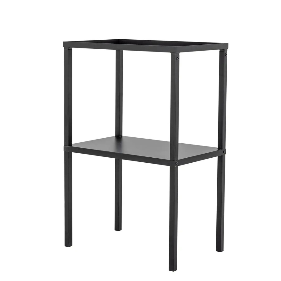 Bloomingville Bücherregal Loups aus schwarzem Metall mit verstellbaren Regalböden, B/T/H: 59,0 x 38,0 x 90,0 cm - Bild 1