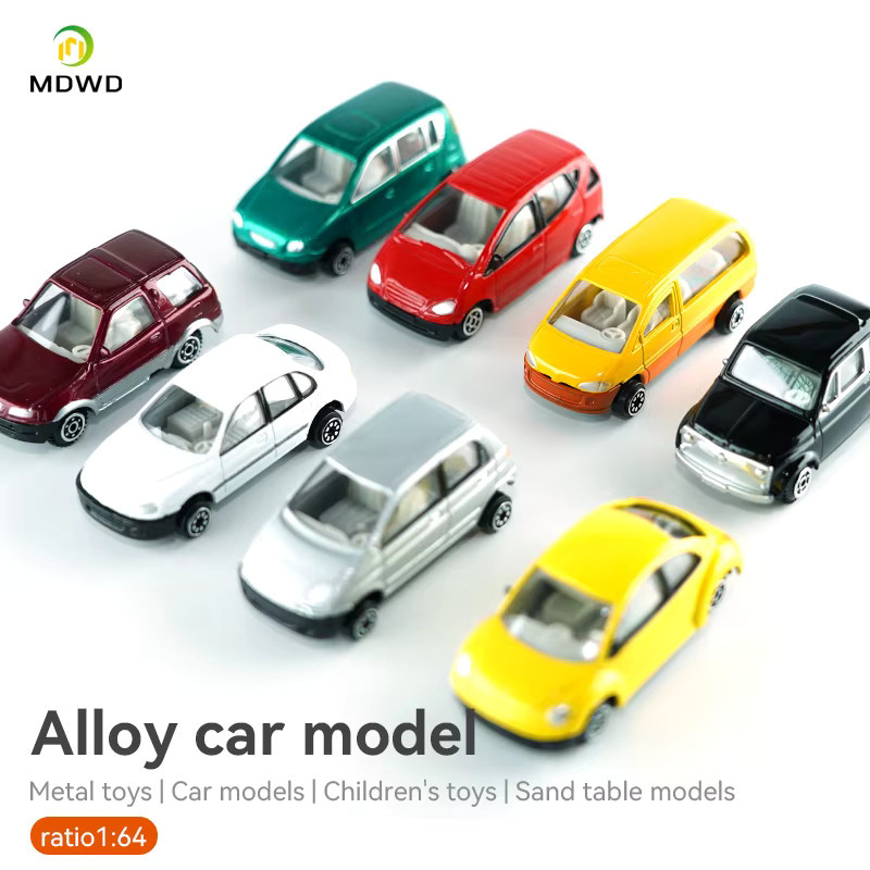 MDWD Architektur Modell Gebäude, 8-teiliges Set, Metall, 1:50, Bunt / Mehrfarbig - Bild 2