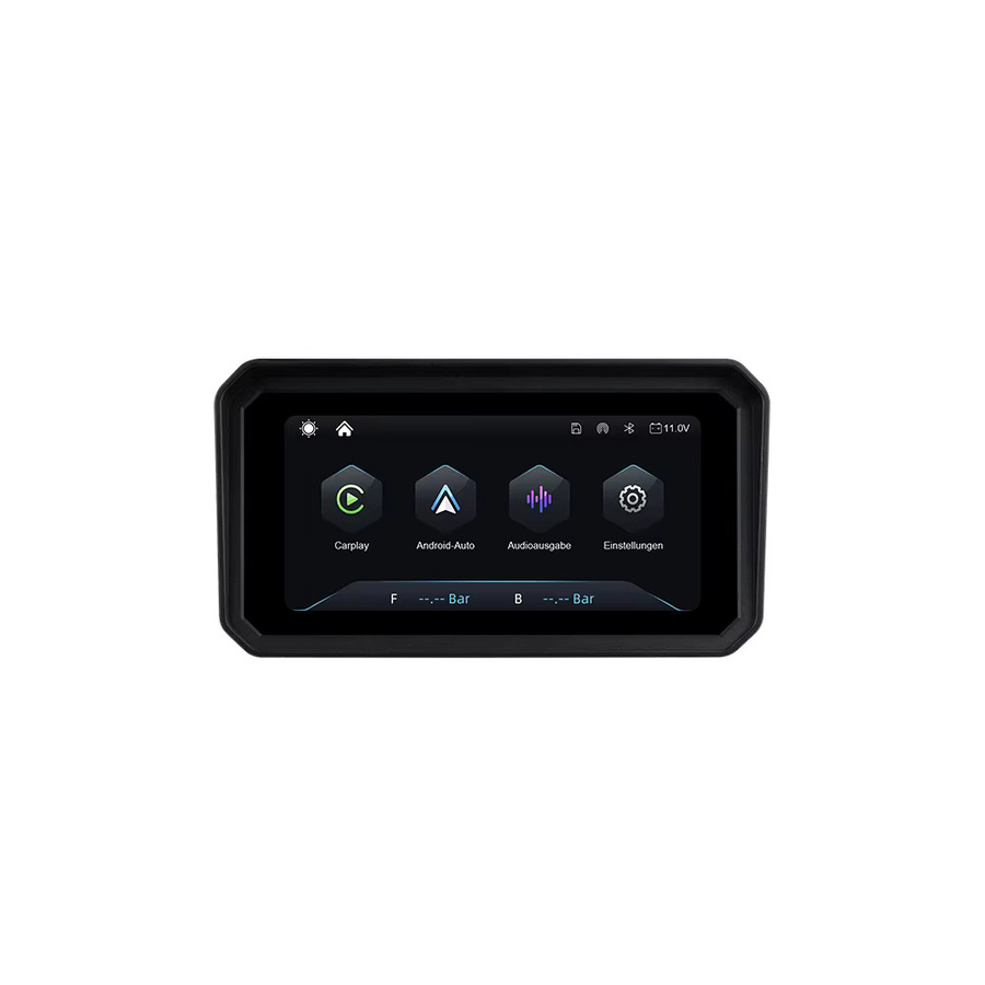 EKIY Kabelloses CarPlay und Android Auto Motorrad-Navigationssystem mit 6,0 Zoll Display und GPS in Schwarz - Bild 5