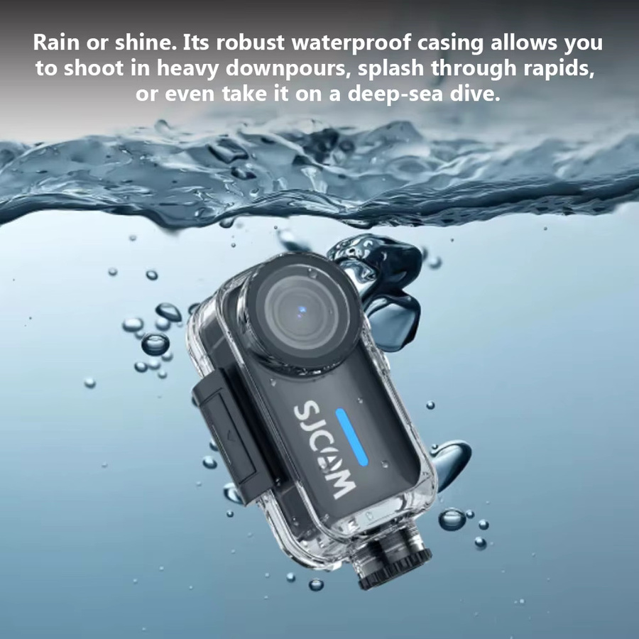 SJCAM C110+ Action-Kamera mit 4K 30fps, Sechs-Achsen-Gyroskop Anti-Shake und 170° Ultra-Weitwinkel für Motorrad, Radfahren und Vlogging - Bild 4