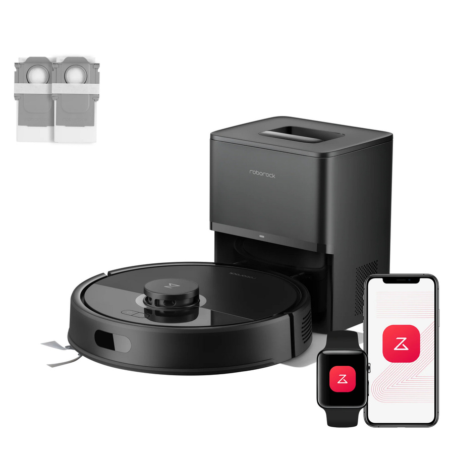 Roborock Q7 L5+ Saug- und Wischroboter Set mit Auto-Entleerungsstation, Laser-Navigation, Black - Bild 1