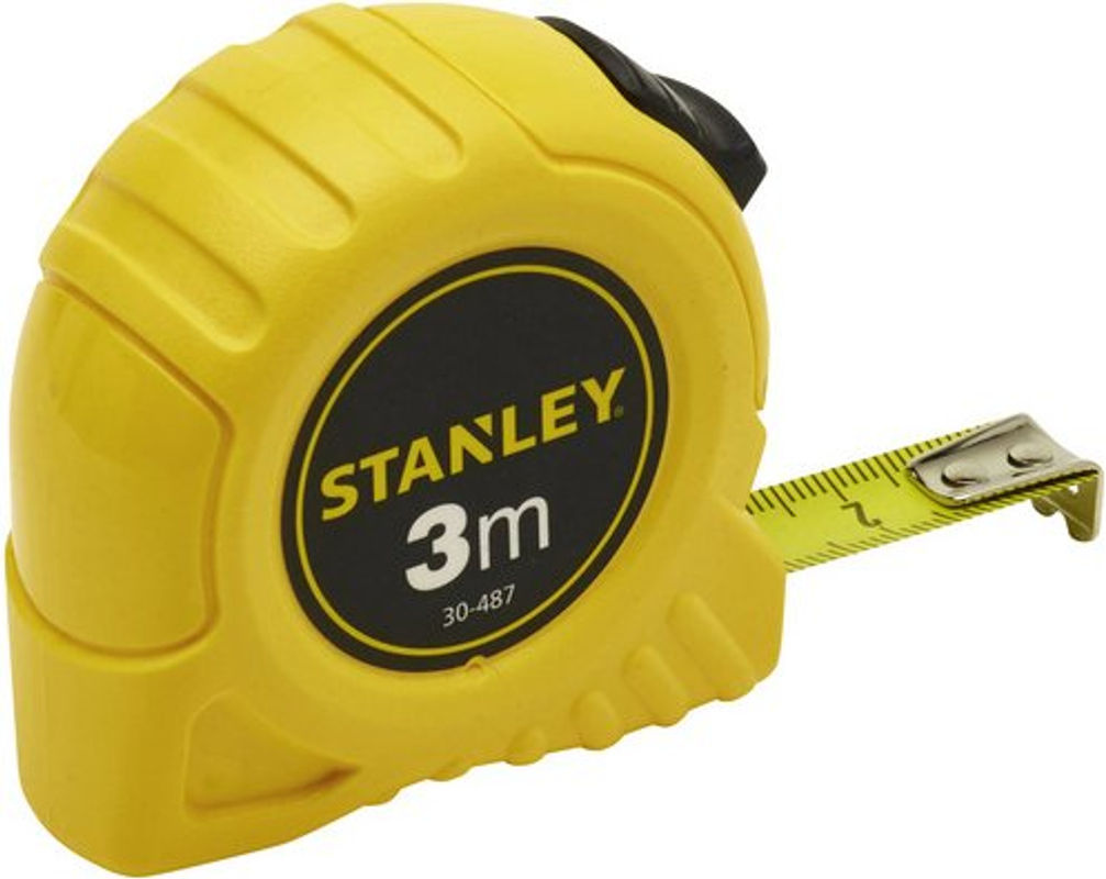 Stanley Taschenrollbandmaß in Gelb und Schwarz mit 3 m Länge - Bild 2