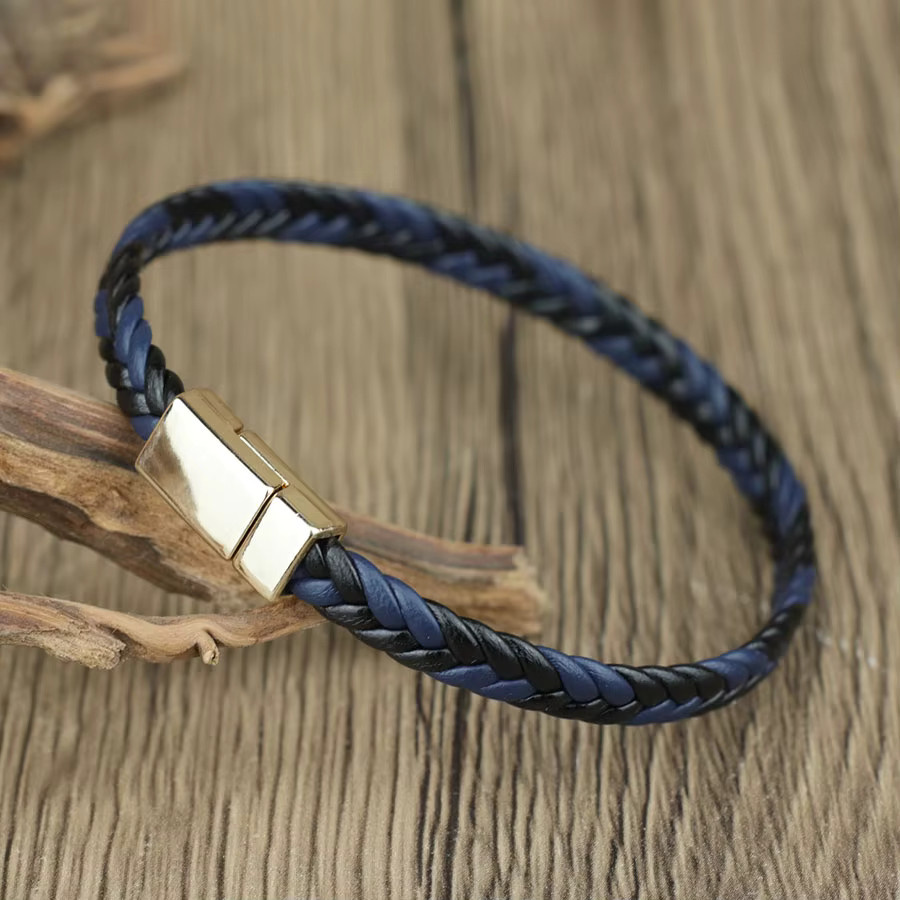 Armband Leder, Punk, Herren - Bild 2
