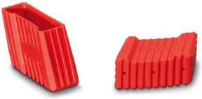 Euroline Leiterfuß PREMIUM 64 mm rechts in Rot - Bild 1