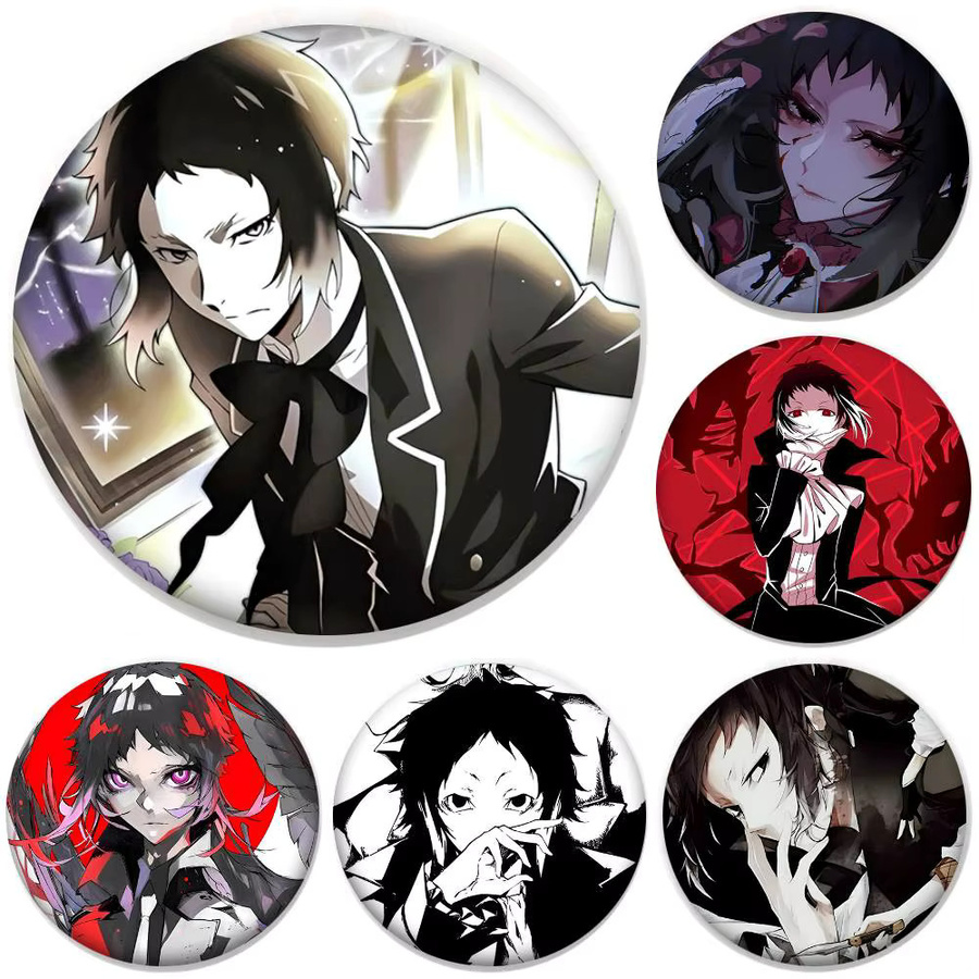 KAYOU Brosche, R-Ryunosuke Akutagawa, Rundes Abzeichen - Bild 3