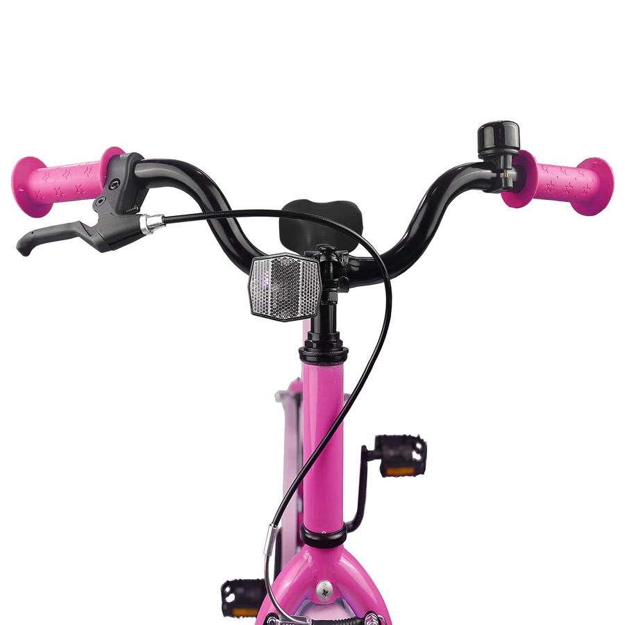 VD Home Furnishing Kinderfahrrad 18 Zoll Dunkelrosa - Bild 2