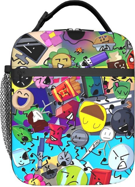 Isolierte Lunchtasche BFDI Battle for Dream Island von Fancy Style Studio in Multicolour - Bild 1