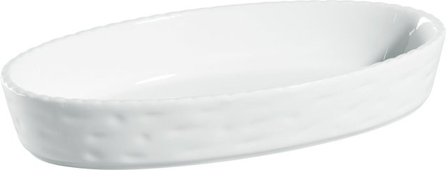 VEGA Auflaufform Kalumi, oval, weiß, 3er Pack, Volumen: 500 ml, L x B x H: 21,5 x 12 x 4 cm - Bild 1