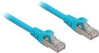 Sharkoon Patchkabel RJ45 Cat.6a SFTP Ethernet LAN in Blau - Bild 1