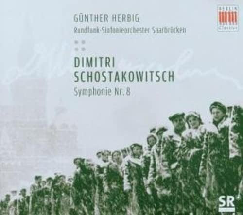 Sinfonie 8 von Saarbrücken Radio Symphony Orchestra, Dmitry Shostakovich, Gunther Herbig, CD - Bild 1
