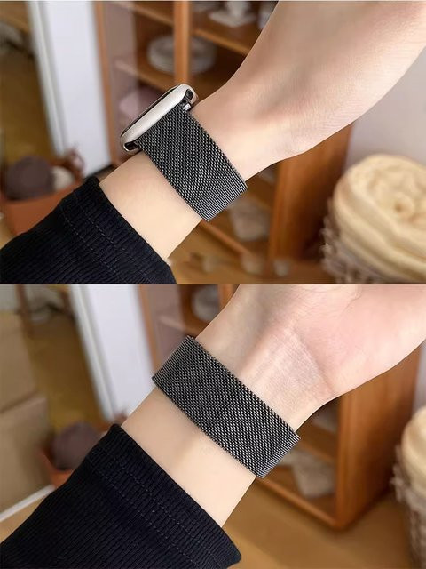 LCAPLE Uhrenarmband Milanaise, Edelstahl, Unisex - Bild 1
