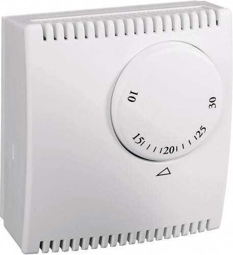 Wallair Raumthermostat Aufputz mit Tagesprogramm in Weiß - Bild 1