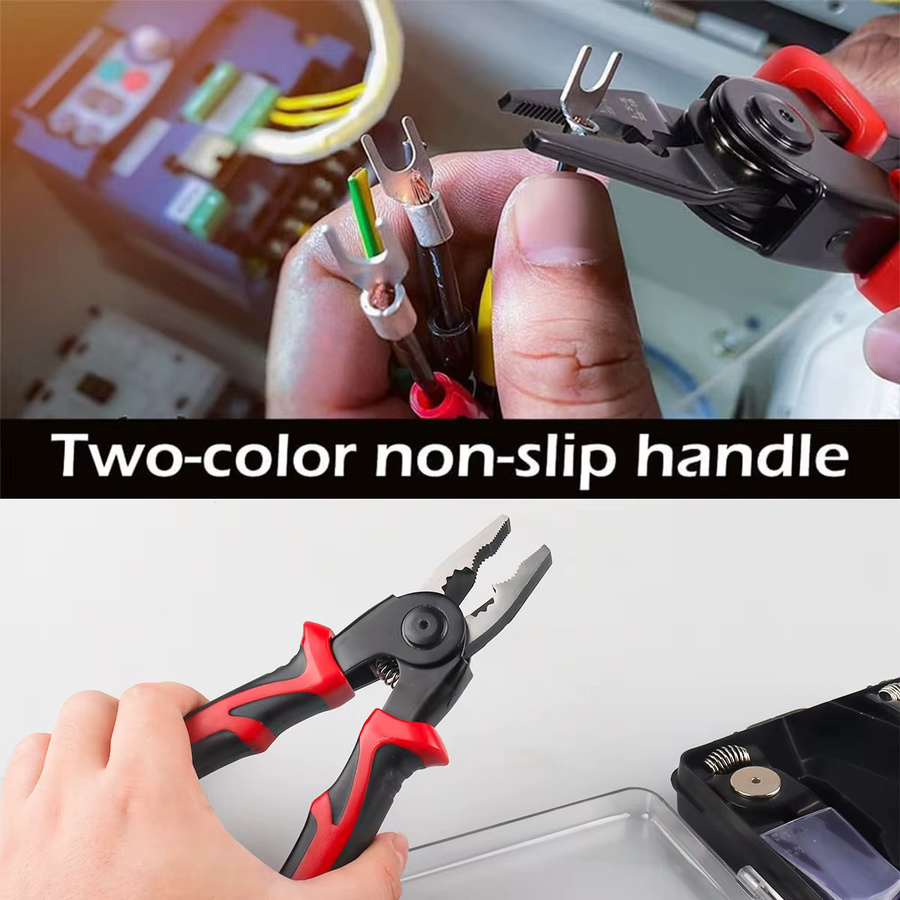 WOZOBUY Multifunktionale Heavy Duty Diagonalzange aus Legierung als Universal-Drahtschneider für Elektriker - Bild 5