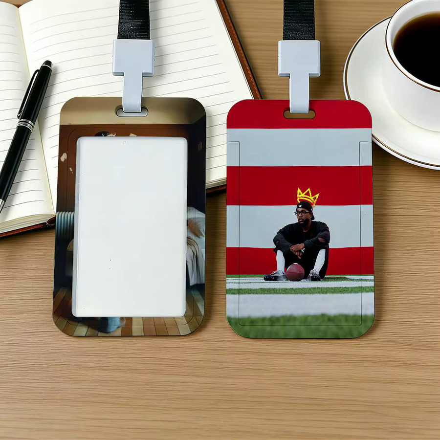 Singer K K-Kendrick Lamar Kartenhalter mit Lanyard und Namensschild-Etui, Multicolor, Kunststoff - Bild 2