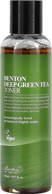 Benton Deep Green Tea Toner Gesichtswasser, 140 ml, Unisex - Bild 1