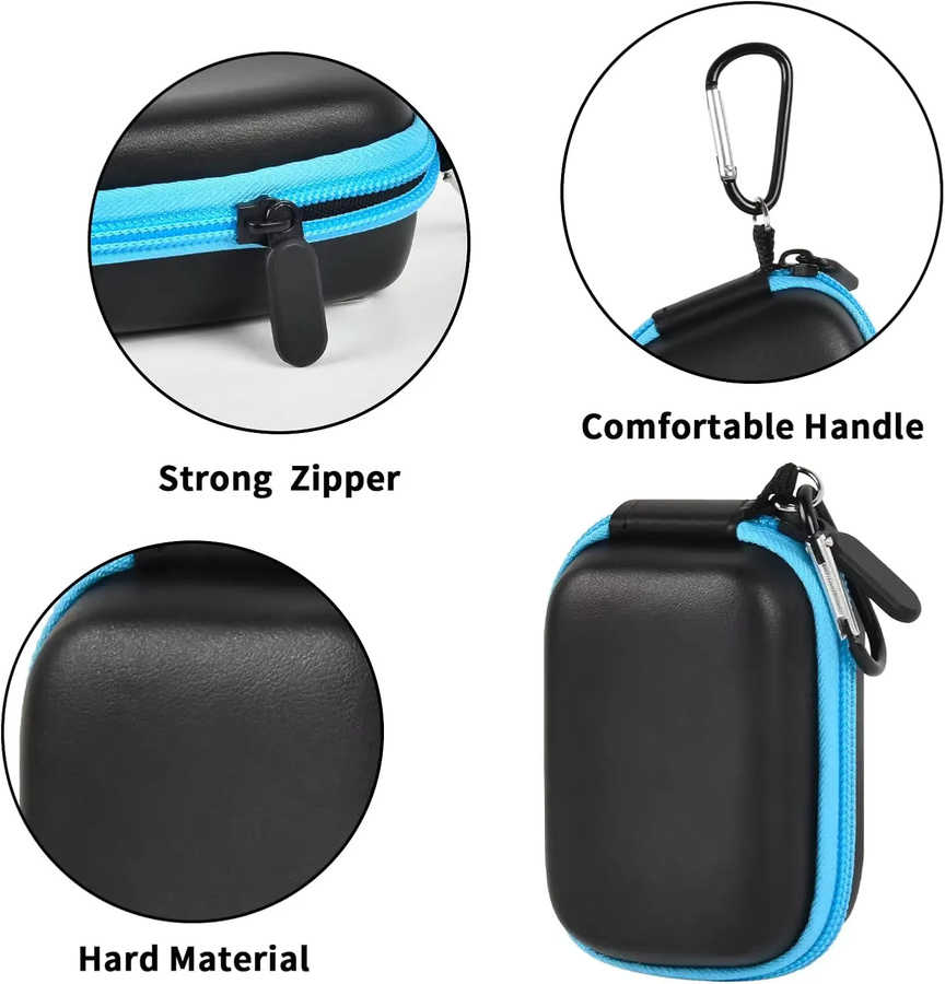 Paiyule Tragetasche für Bluetooth-Clip-Lautsprecher, magnetische Aufsteckhülle für tragbare Mini-Lautsprecher, Farbe: Schwarz - Bild 4