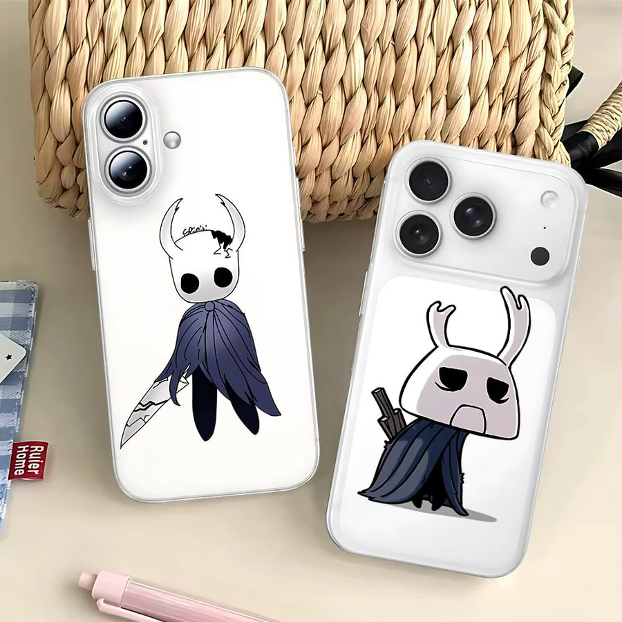 Hollow Knight Handyhülle transparente stoßfeste Silikonhülle für iPhone 17 16 15 14 13 12 11 Pro Max Mini Plus - Bild 2