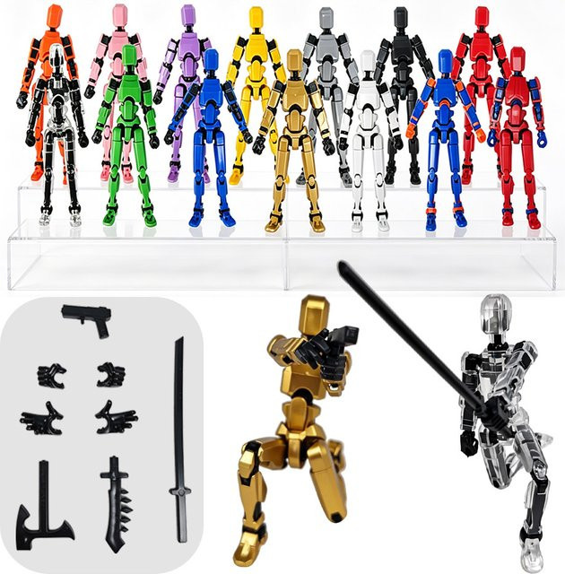 Bandai Titan Actionfiguren, Roboter, Hundefigur, 14-teiliges Set - Bild 1