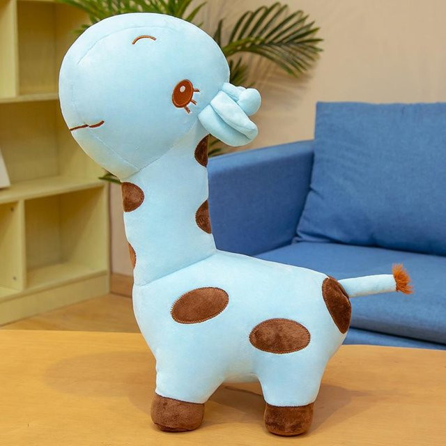 Große Giraffenpuppe Plüschtier, Reh Sika-Rehpuppe, Schlafwurfkissen, 40cm - Bild 1