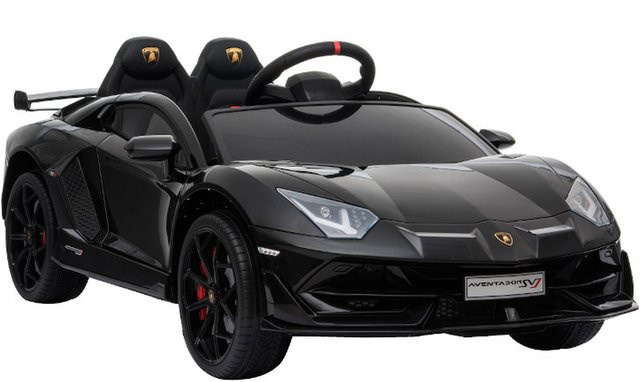 TPFLiving Lamborghini Aventador SVJ Elektro-Kinderauto, Doppelsitzer, schwarz - Bild 1