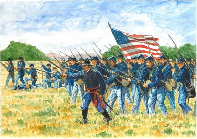 Italeri Union Infantry (American Civil War), Modell, 1:72 - Bild 1