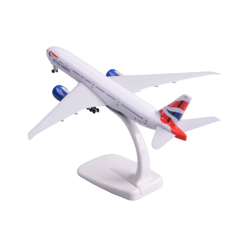 ZOCO British Airways 777 Modellflugzeug, Metalllegierung, 20cm - Bild 2
