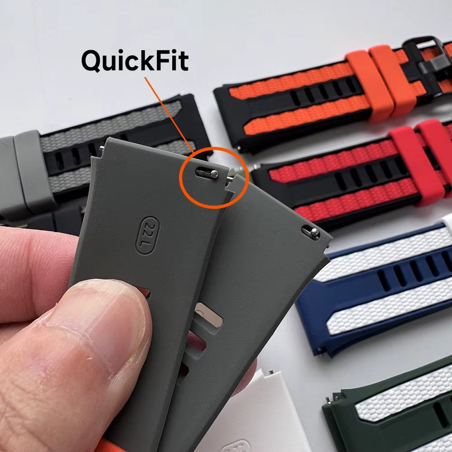 Huawei Silikonarmband, zweifarbig, für Watch Ultimate 2, GT6, GT5, GT4, GT3 Pro - Bild 4
