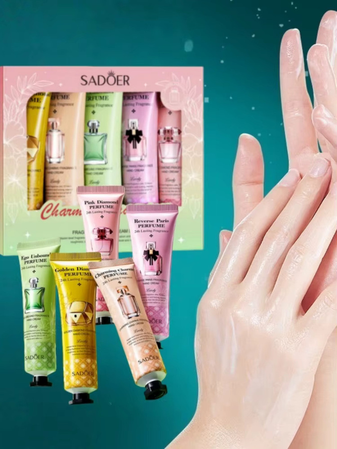 SADOER Handcreme-Set, 5 Stück, 30g pro Stück - Bild 2