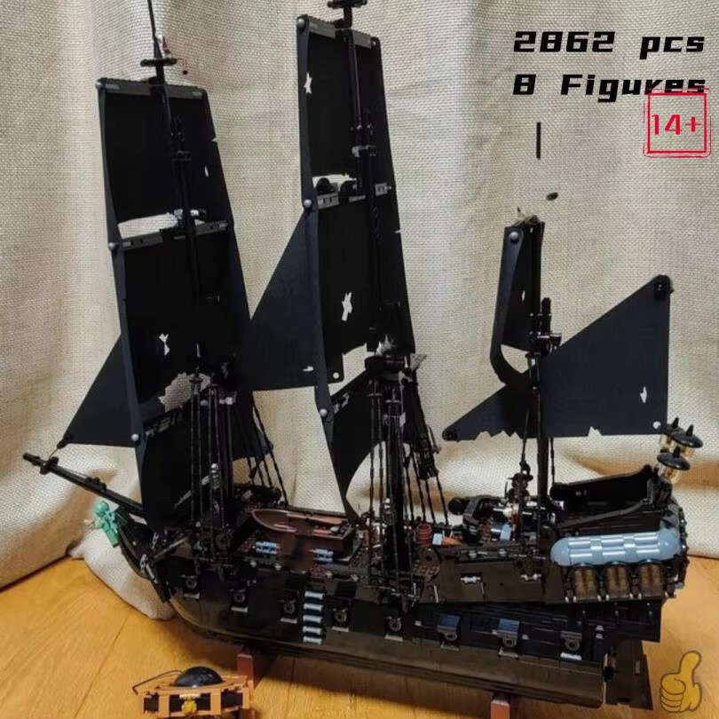 Hot Toys Disney Piratenschiff, Modellbausatz, 2862 Teile, ab 14 Jahre - Bild 2