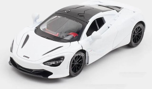 Linyi toy car 720S Senna Sportwagen, Spielzeugmodell, 1:32, mit Licht und Sound, ab 14 Jahren - Bild 1