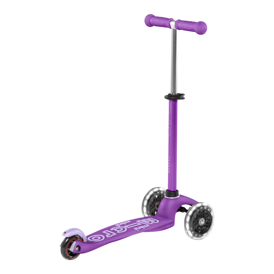 Micro Scooter mini micro deluxe LED Scooter lila - Bild 2