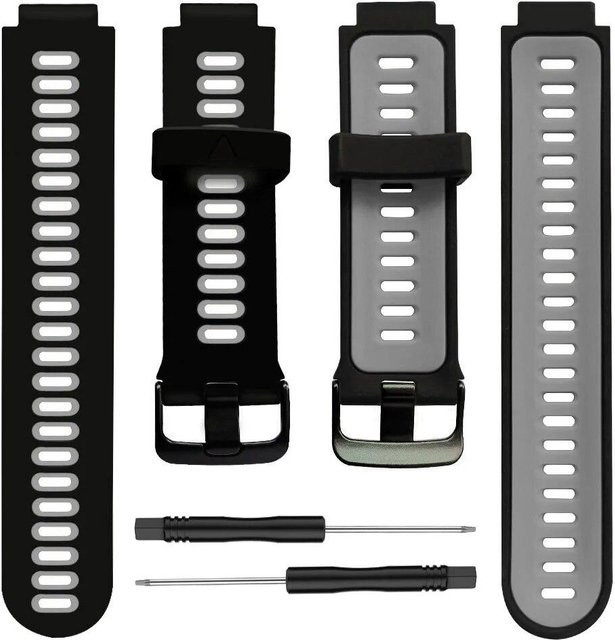 MY-CASE Uhrenarmband Silikon, grau, Unisex - Bild 1