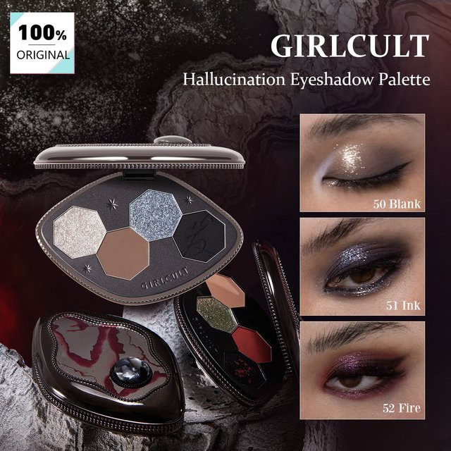 Girlcult Hallucination Lidschatten-Palette, Matt, Puder - Bild 1