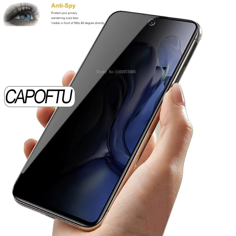 4er Pack Anti Spy Displayschutzfolie aus gehärtetem Glas für Xiaomi 13T Pro, 11T Pro und 12T Pro, transparent - Bild 5