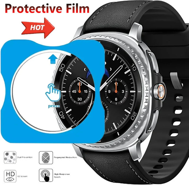 Samsung Schutzfolie Glas, Galaxy Watch 8/7/6/5/4, transparent - Bild 1