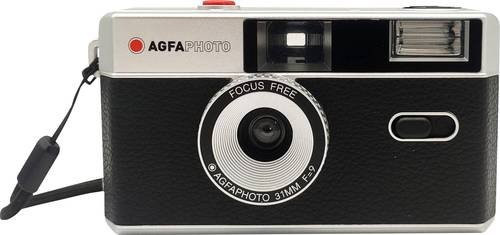 AgfaPhoto 603000 Kleinbildkamera mit eingebautem Blitz in Schwarz - Bild 1