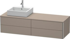 Duravit Waschtischunterschrank XSquare mit 4 Schubladen, Breite: 160 cm, Tiefe: 54,8 cm, Höhe: 40 cm - Bild 1