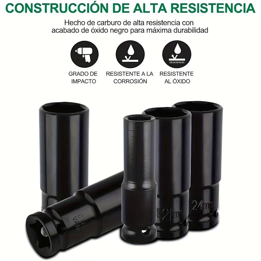 NIUXIANG Steckschlüsselsatz 1/2 Zoll, 20-teilig (8-32mm) für Autoreparatur und DIY-Projekte - Bild 2