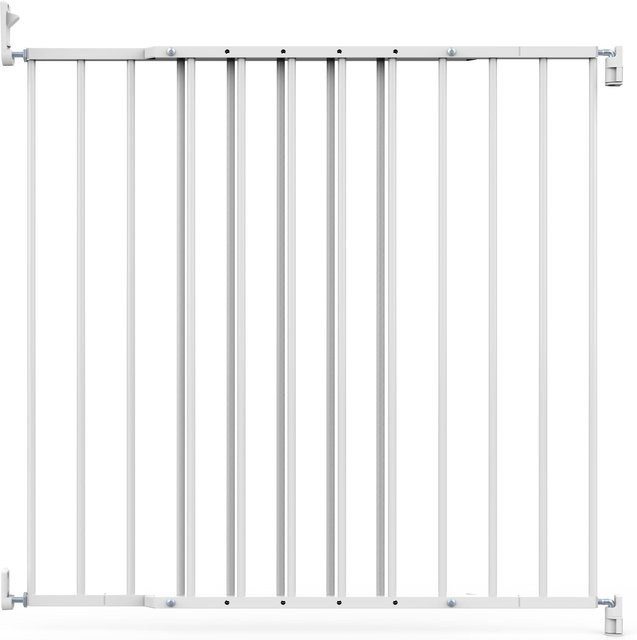 Geuther Türschutzgitter 4710 aus Metall in Weiß für Öffnungen von 60-107 cm - Bild 1