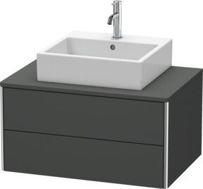 Duravit Waschtischunterschrank XSquare grau, wandhängend, B/T: 80 x 54,8 cm - Bild 1