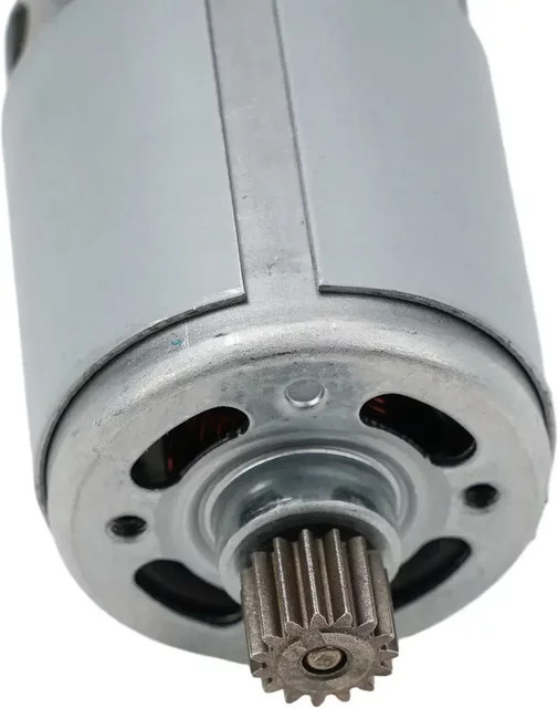 Bosch Ersatz Gleichstrommotor mit 15 Zähnen für 10,8 V und 12 V Akku-Bohrschrauber GSR 1080-2-LI TSR1080-2-LI GSR1200-2-LI GSR1080-2-LI in Silber - Bild 1