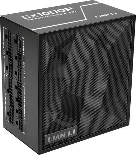 Lian Li SX Series 80 PLUS Platinum PC Netzteil 1000W ATX in Schwarz - Bild 1
