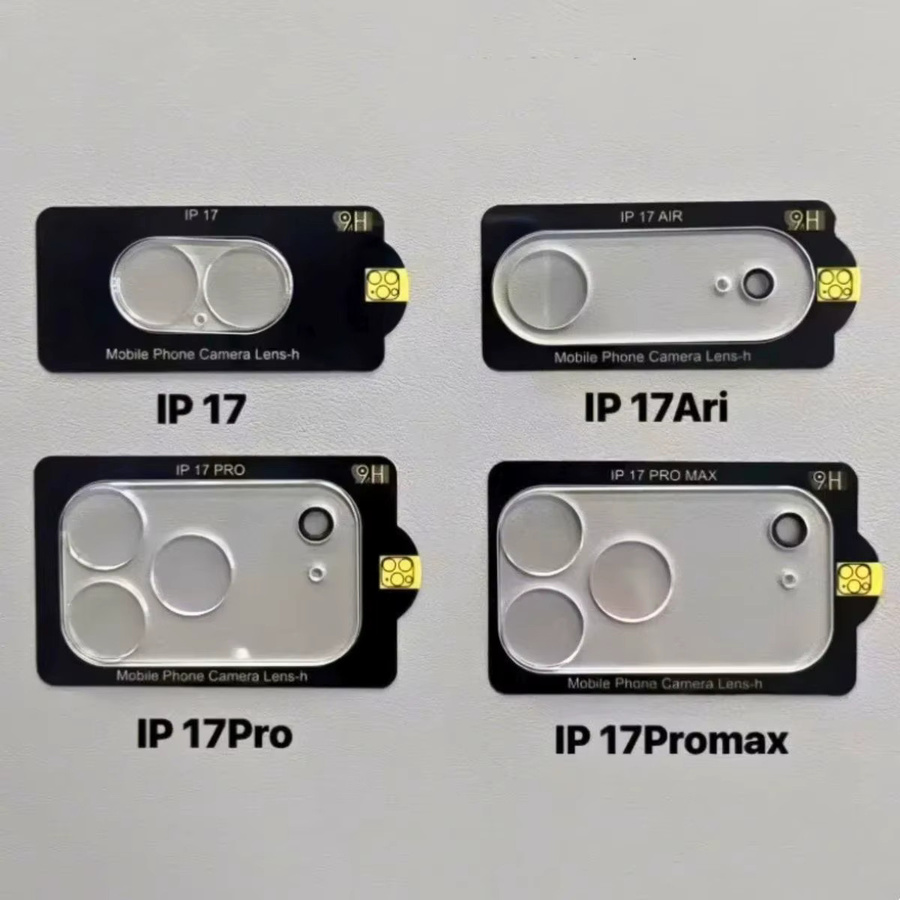 3er-Set Panbon HD Kamera-Objektivglas für iPhone 17 Pro Max, 17 Air und 17 Pro, transparente Objektivschutzabdeckung - Bild 6