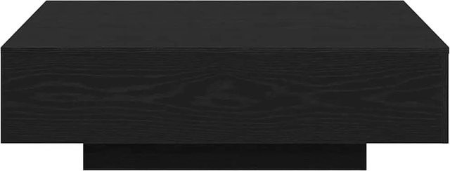 vidaXL Couchtisch in Schwarz und Eichen-Optik, modern und quadratisch, B/T/H: 100 x 100 x 31 cm - Bild 1