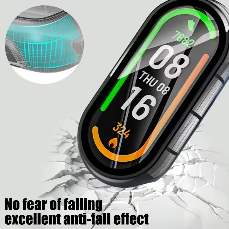 Xiaomi Schutzhülle und gehärtetes Glas für Mi Band 10 9, Schwarz, NFC - Bild 2